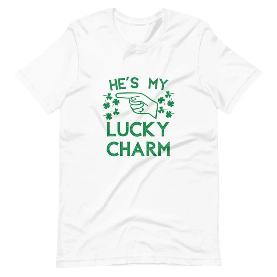 She's/He's My Lucky Charm Pointing Couples Tee Bundle