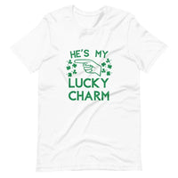 She's/He's My Lucky Charm Pointing Couples Tee Bundle