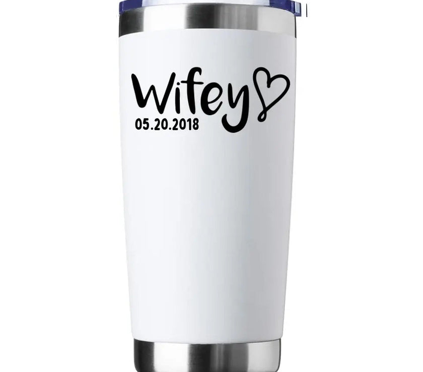 Customizer - Hubby & Wifey Personalized Tumbler