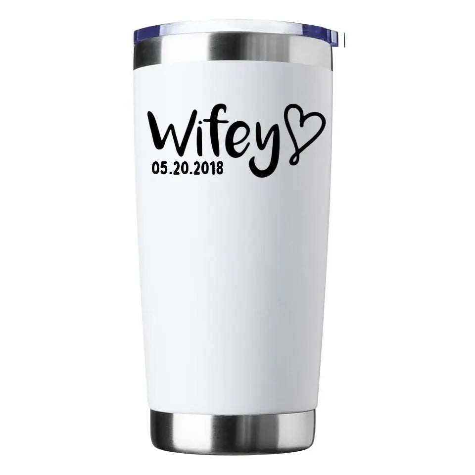 Customizer - Hubby & Wifey Personalized Tumbler