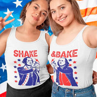 The Presidents Shake And Bake Matching 4th Of July Tank Top