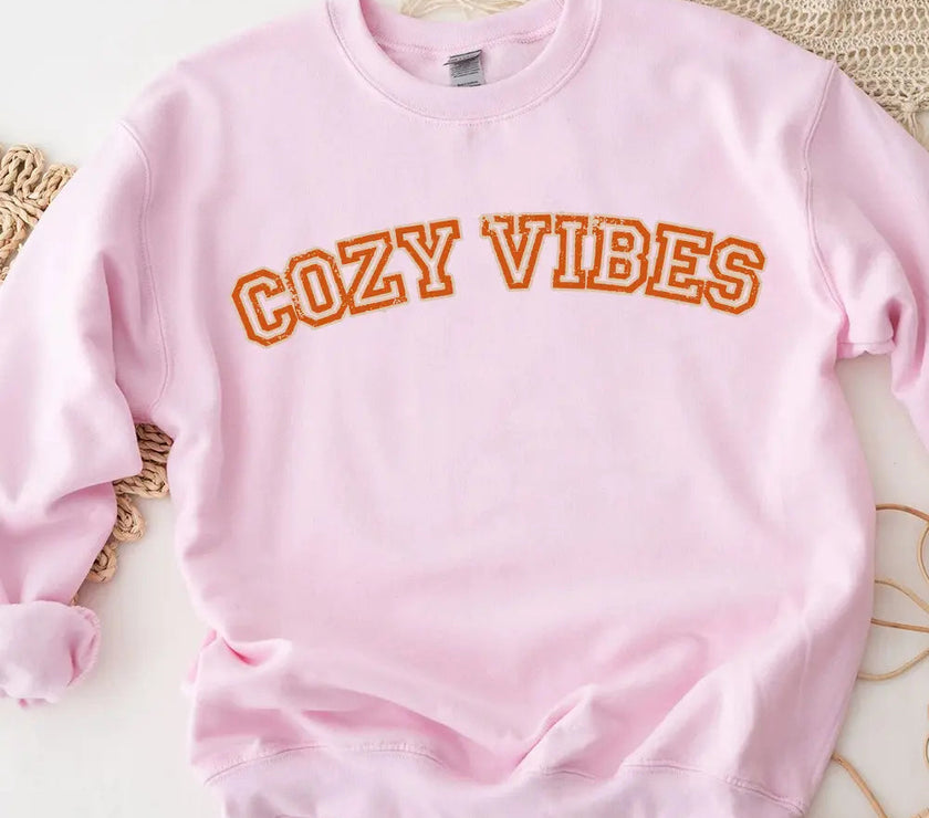 Sweatshirt - Cozy Vibes Fall Top