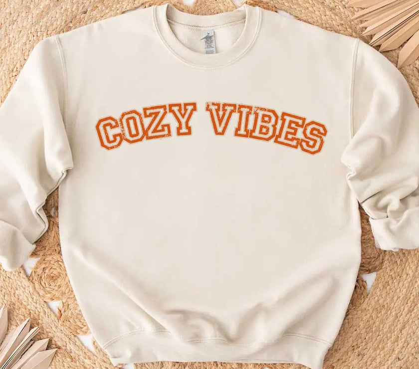 Sweatshirt - Cozy Vibes Fall Top