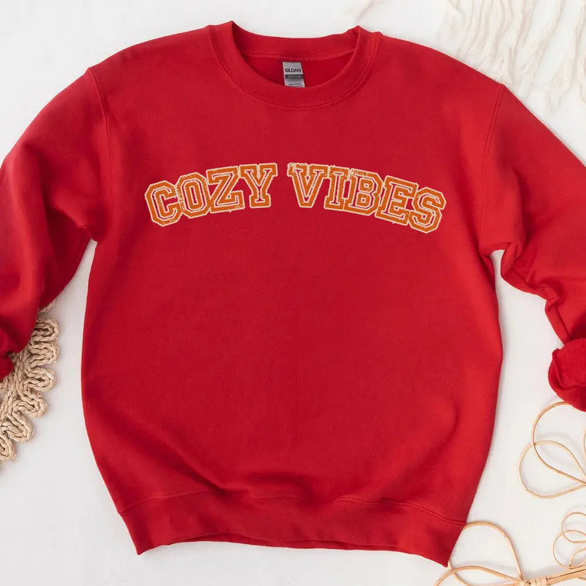 Sweatshirt - Cozy Vibes Fall Top