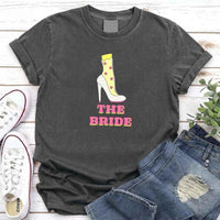 May include Pepper Team Bride & The Bride Bachelorette Party Matching T-Shirts, featuring "Team Bride" and "The Bride" designs in soft cotton fabric, perfect for pre-wedding celebrations and group photos.