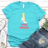 May include turquoise Team Bride & The Bride Bachelorette Party Matching T-Shirts, featuring "Team Bride" and "The Bride" designs in soft cotton fabric, perfect for pre-wedding celebrations and group photos.