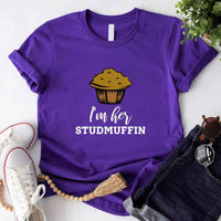 Camiseta de pareja de cupcakes