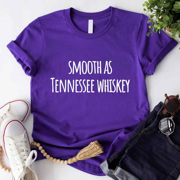 Smooth As Tenessee Whiskey Couple Tee