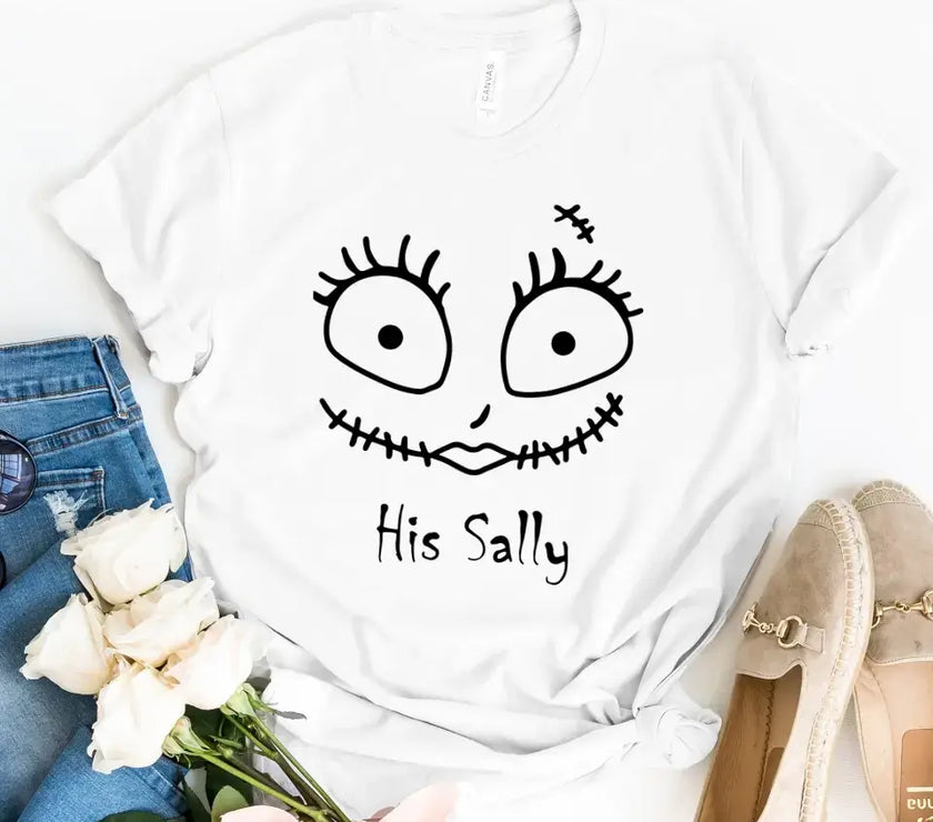 The Jack & The Sally Couples Halloween Tee