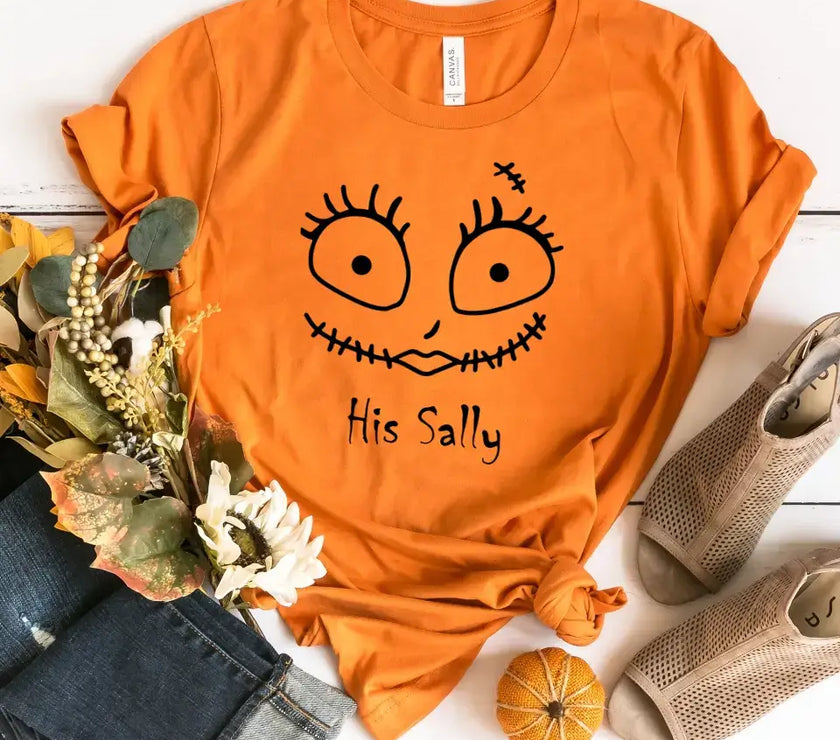 The Jack & The Sally Couples Halloween Tee