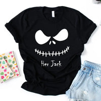 The Jack & The Sally Couples Halloween Tee