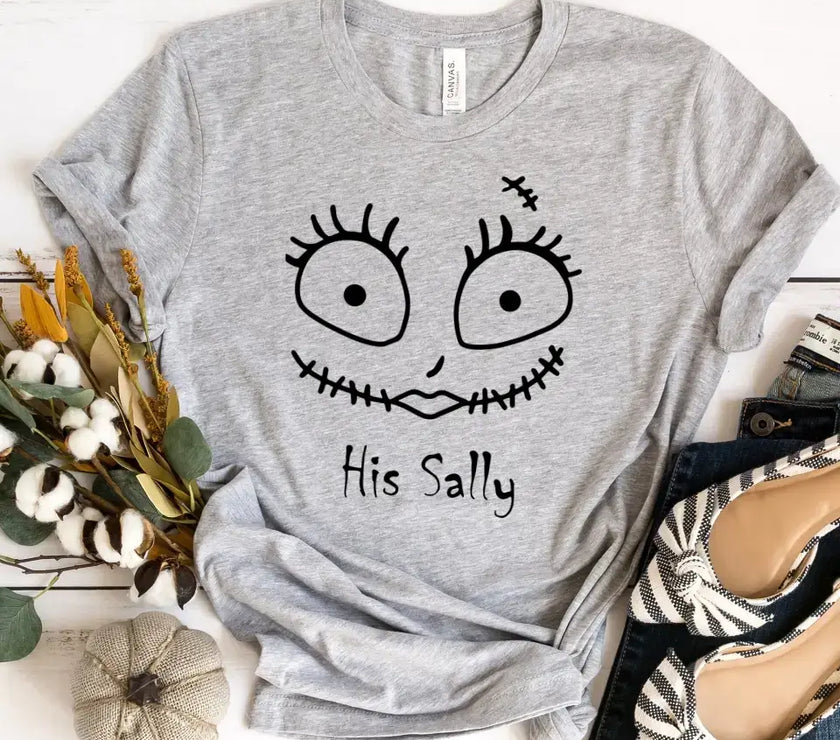 The Jack & The Sally Couples Halloween Tee