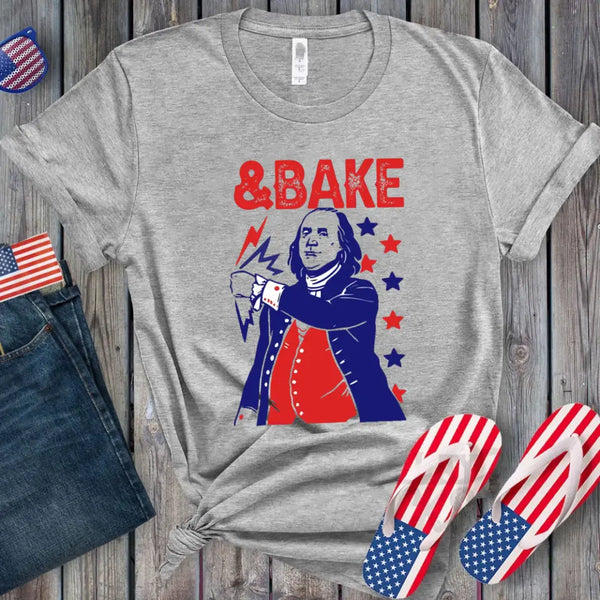 The Presidents Shake And Bake Matching 4th Of July Tees