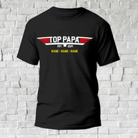 Top Papa Since Father's Day Personalized T-Shirt