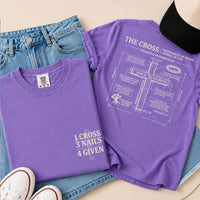 The Cross Comfort Colors - Christian Faith Graphic Tee