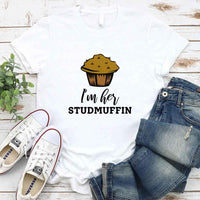 Camiseta de pareja de cupcakes