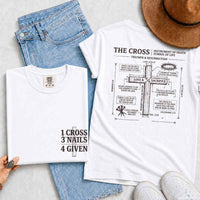 The Cross Comfort Colors - Christian Faith Graphic Tee