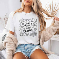 Just One More Chapter Comfort Colors Shirt - Book Lover Tee