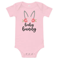 Baby Bunny Flowers Onesie