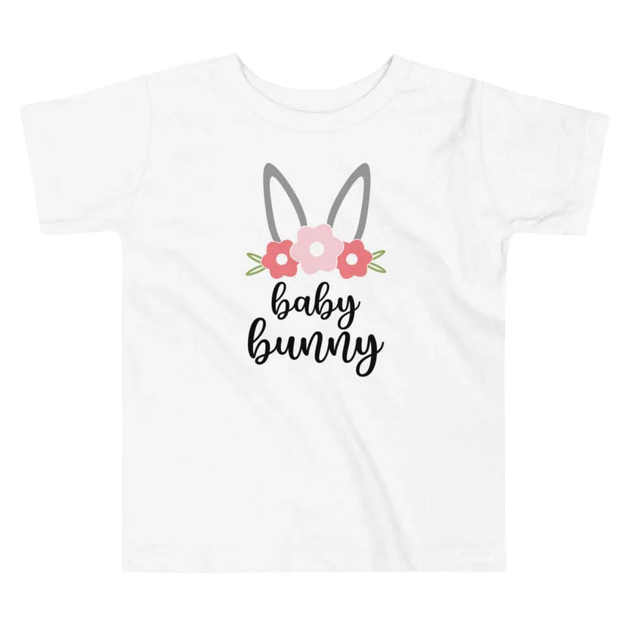 Baby Bunny Flowers Toddler Tee