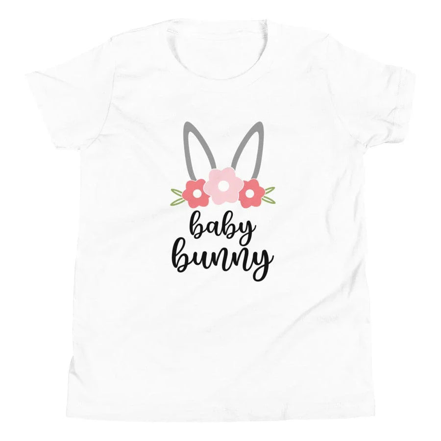 Baby Bunny Flowers Youth Tee