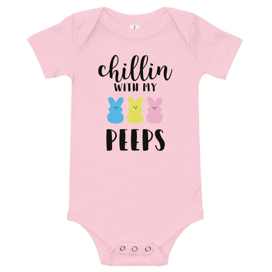 Chillin with my peeps Baby Onesie