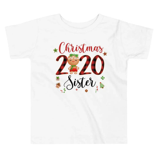 Christmas 2020 Sister Toddler Tee