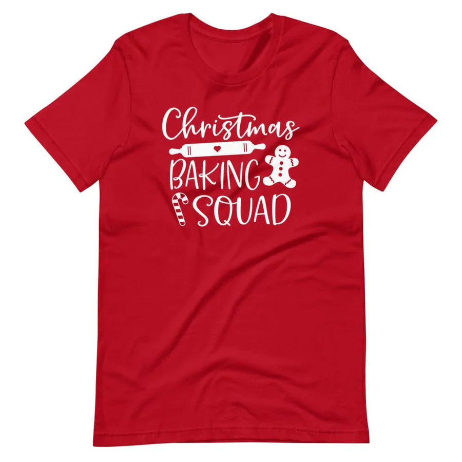 Christmas Baking Squad Red Tee