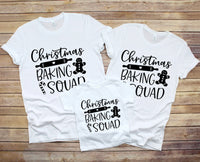 Christmas Baking Squad White/Black Toddler Tee