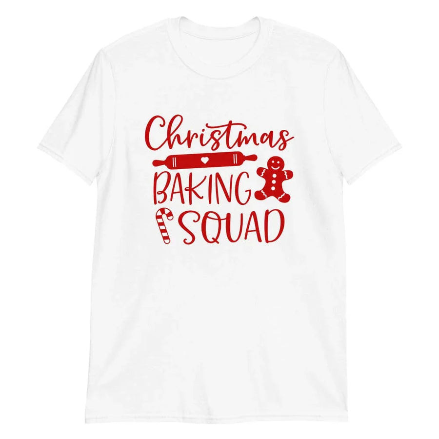 Christmas Baking Squad White/Red Tee