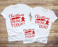 Christmas Baking Squad White/Red Tee