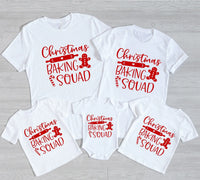 Christmas Baking Squad White/Red Tee