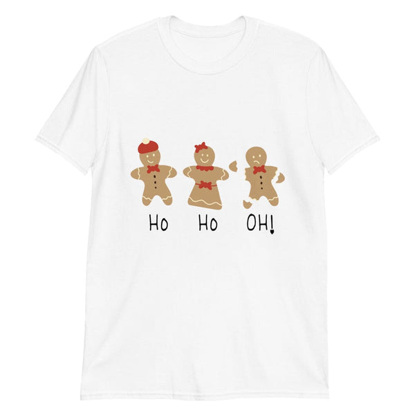 May include a festive unisex Christmas t-shirt with gingerbread cookie graphics, designed for cozy holiday wear and seasonal cheer.