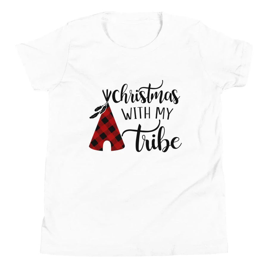Christmas With My Tribe Youth Tee