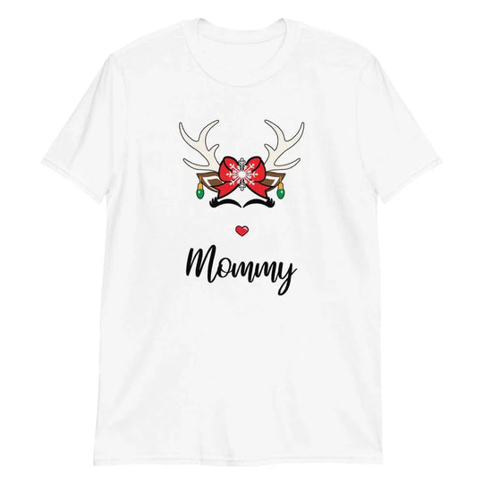 Family Christmas  Deer Mommy Tee
