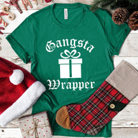 Gangsta Wrapper  Christmas Tee