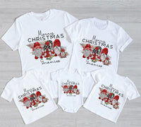 Gnome Family Christmas Youth Tee
