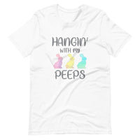 Hangin With My Peeps Mom White Tee