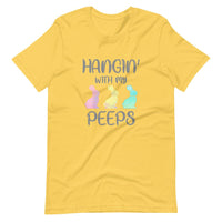 Hangin With My Peeps Mom Yellow Tee