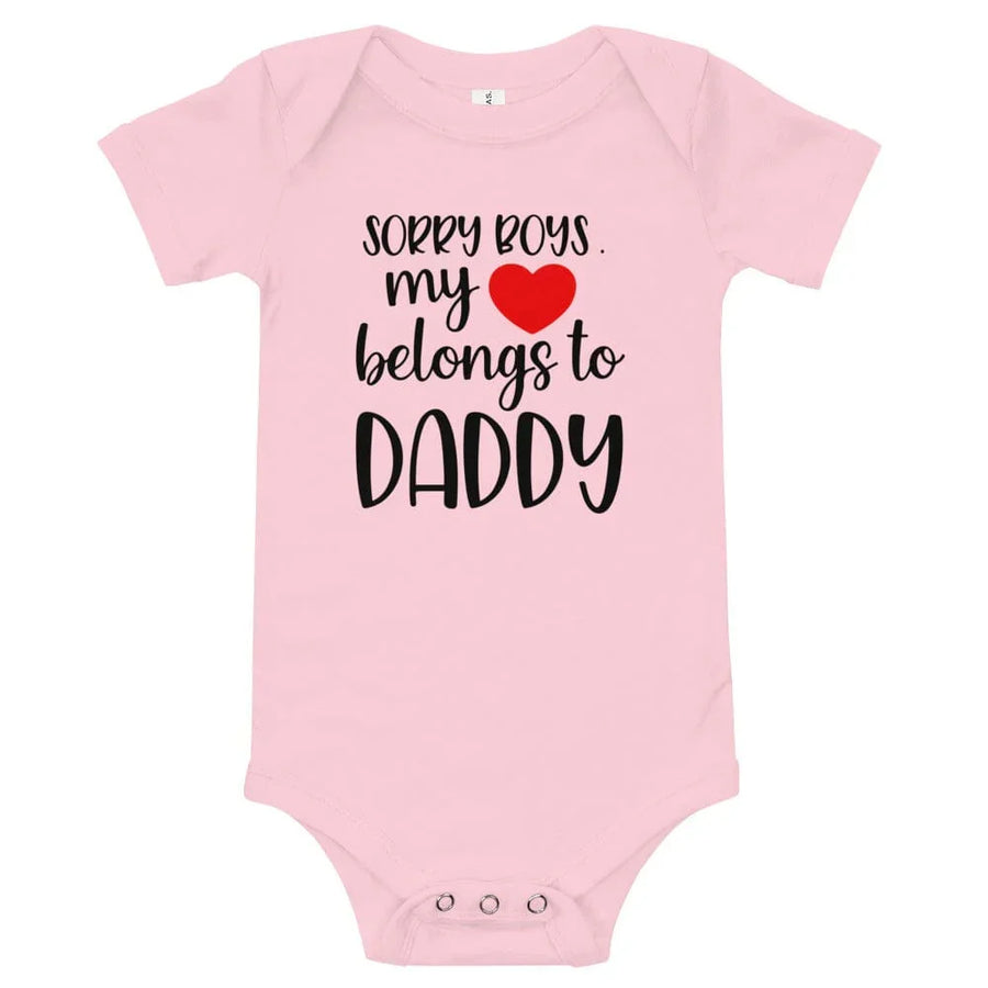 Heart Belongs To Daddy Onesie