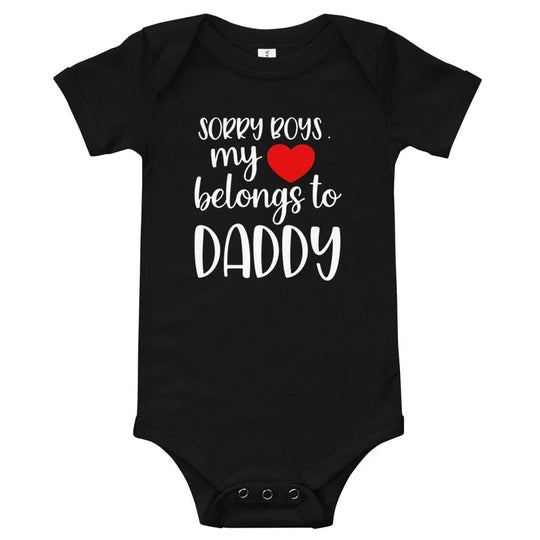 Heart Belongs To Daddy Onesie