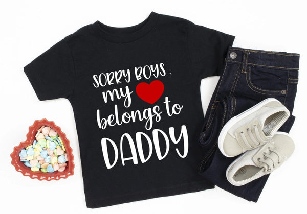 Heart Belongs To Daddy Onesie