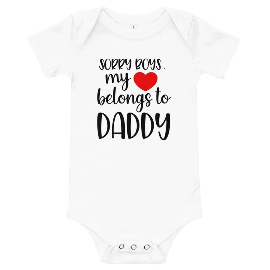 Heart Belongs To Daddy Onesie