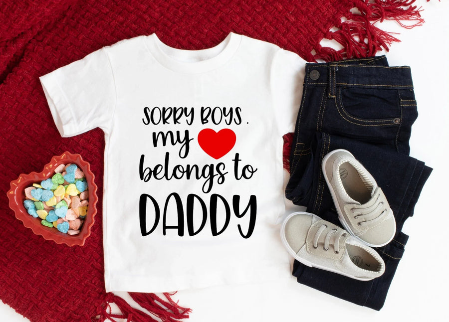Heart Belongs To Daddy Onesie