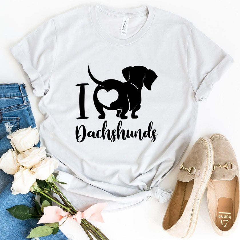 I Love Dachshunds Tee