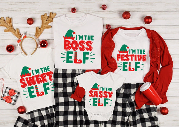 I'm The Festive Elf Toddler Tee