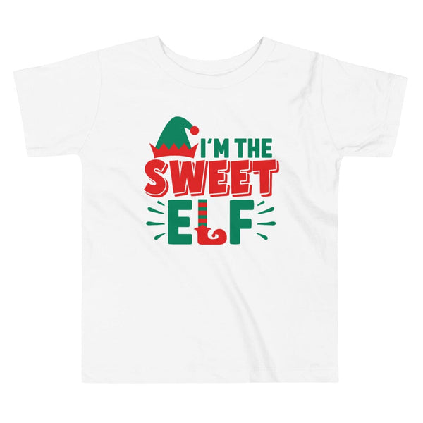 I'm The Sweet Elf Toddler Christmas Tee
