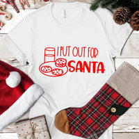 I Put Out For Santa Christmas Tee