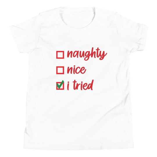 I Tried Checklist Youth Tee