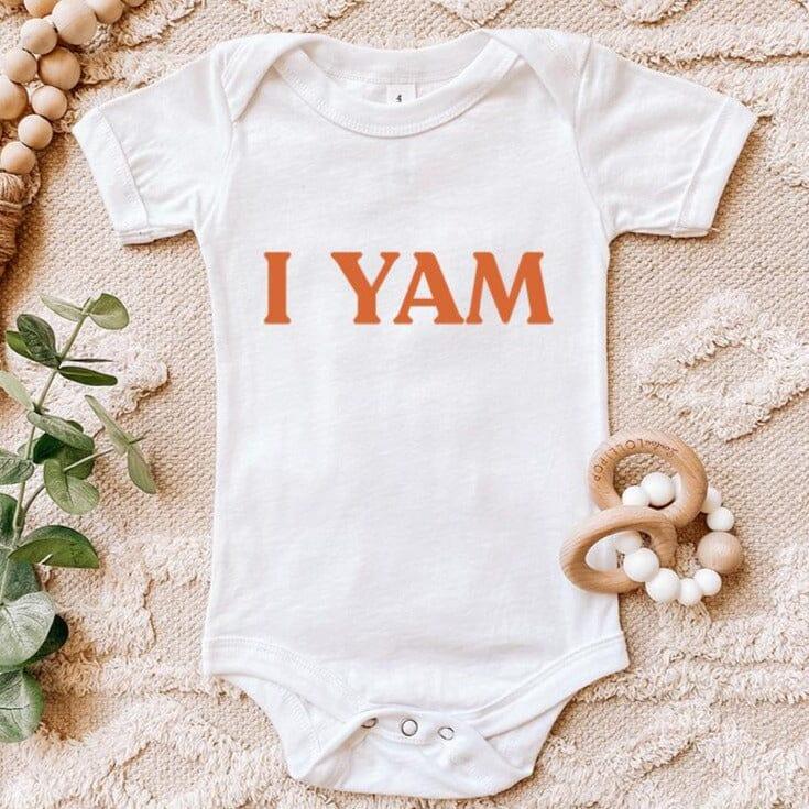 I Yam Baby Onesie